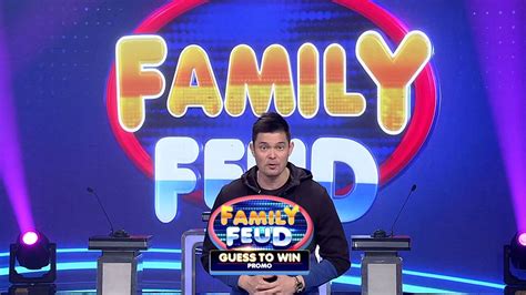 Agahan ang pagsali sa 'Guess To Win' promo ng 'Family Feud'.